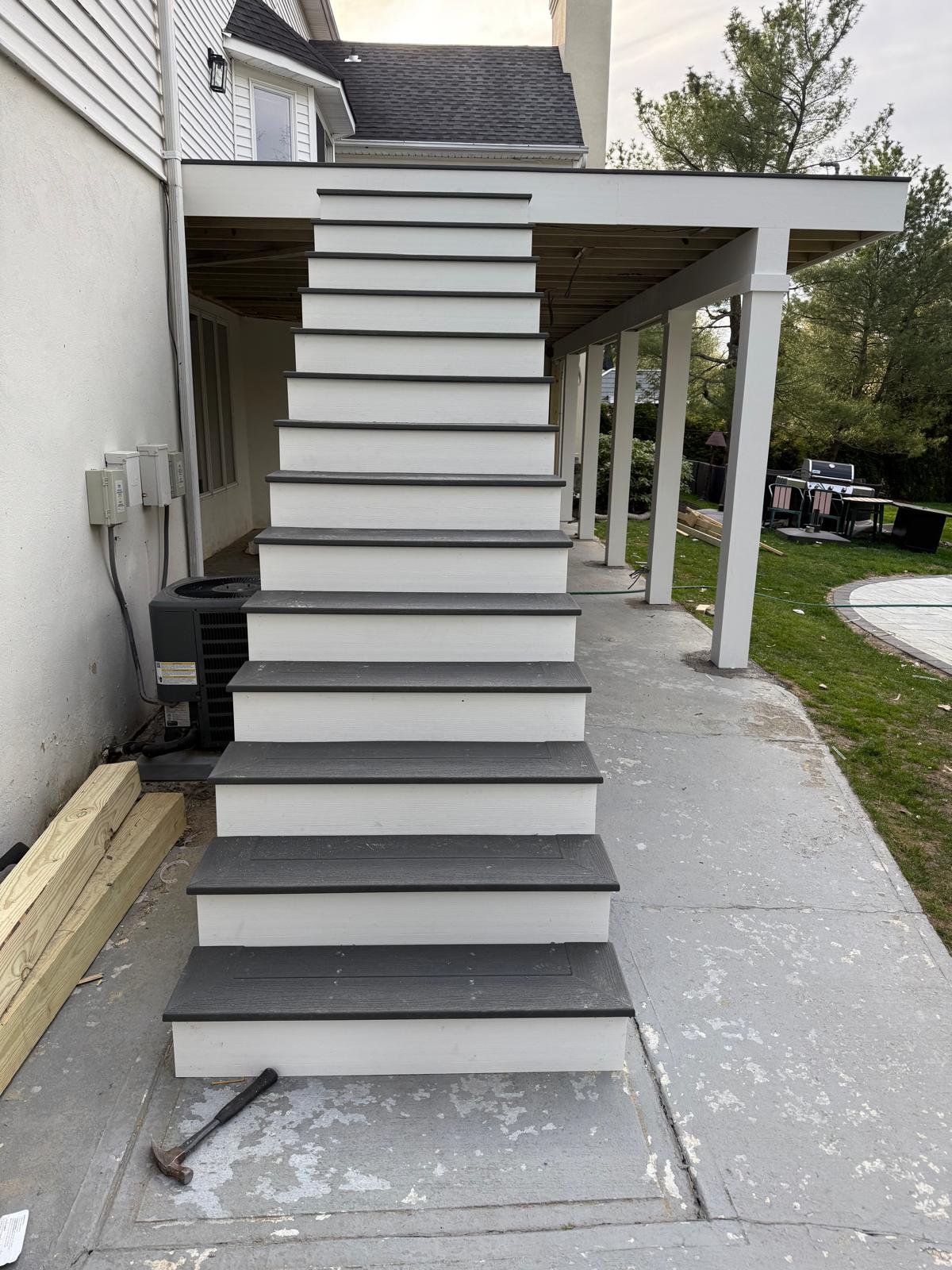 Staircase and Pergola